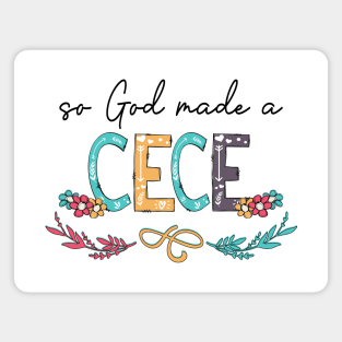 So God Made A Cece Happy Mother's Day Magnet